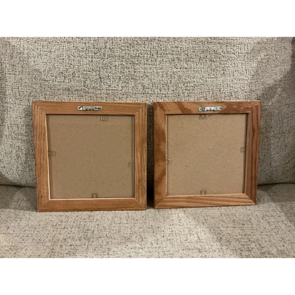 Marty Igne Framed Cat Prints Set of 2 Wood Frame Hummm Just Right Sugar Plums